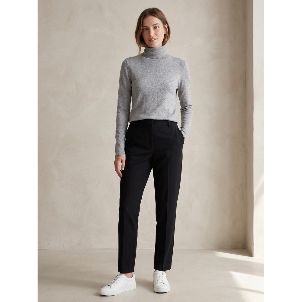 Babaton Aritzia Grey Lenzing Ecovero Turtleneck Sweater Size M 103799 Heathered
